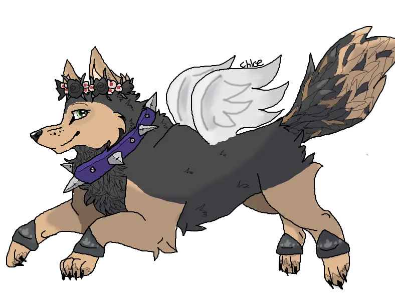 Download legendary and fantasy cartoon wolf profile picture