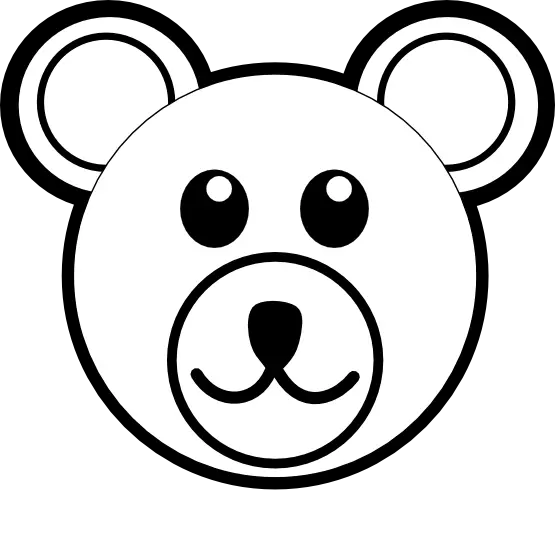 High-quality photo of a child's bear drawing PNG with a direct link