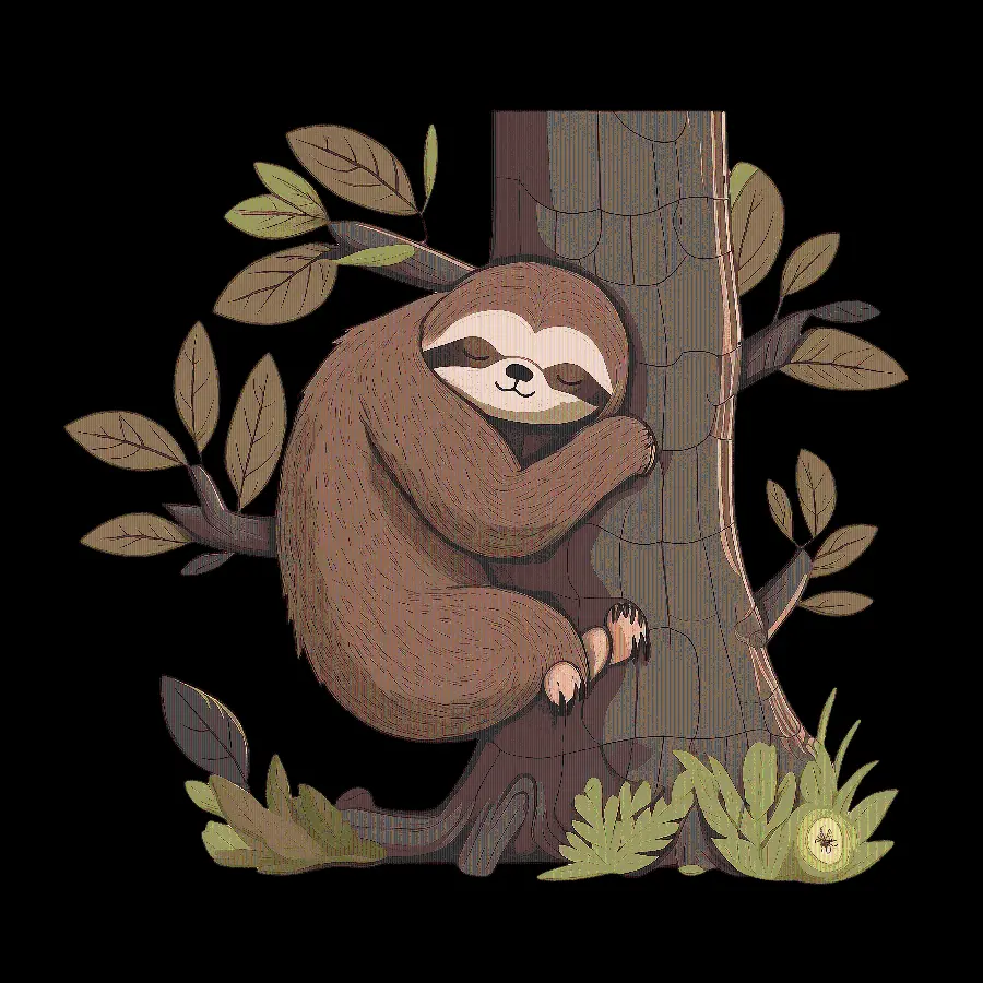 Sloth Background Image PNG The Most Calm Animal In The World