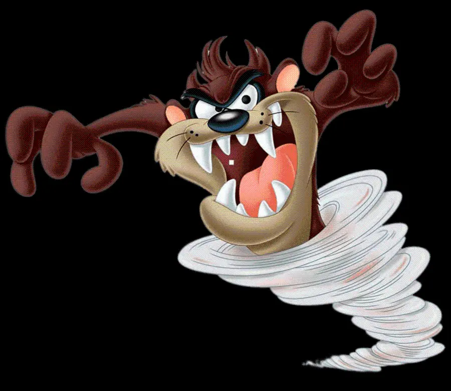 Super high resolution wallpaper of a cartoon wolf