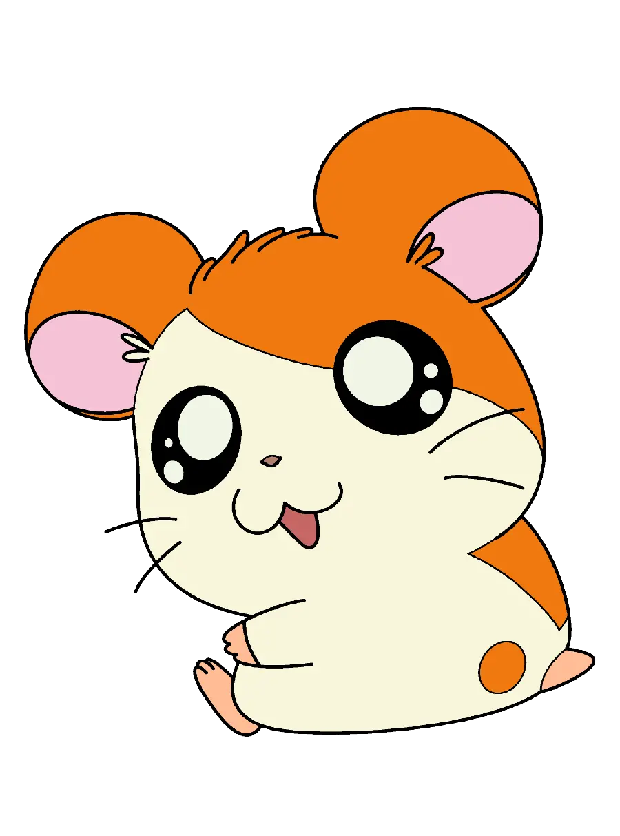 Cartoon Hamster PNG Images with Transparent and Funny Background