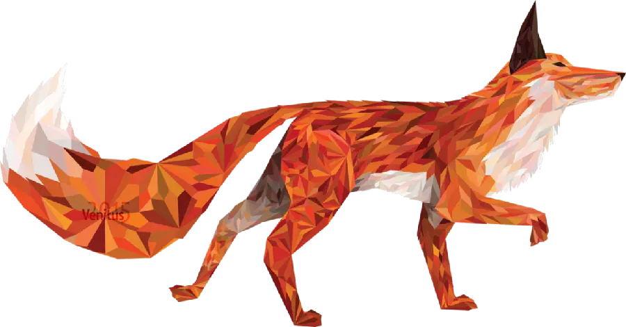 Stock photo png of real fox with transparent background