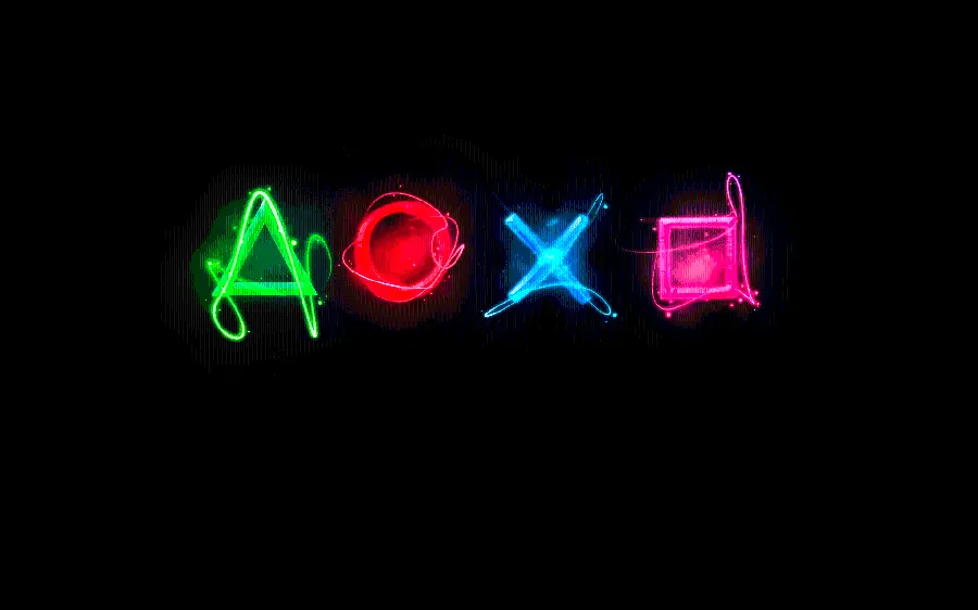 Download Neon Geometric Shapes Mobile and Desktop Backgrounds 