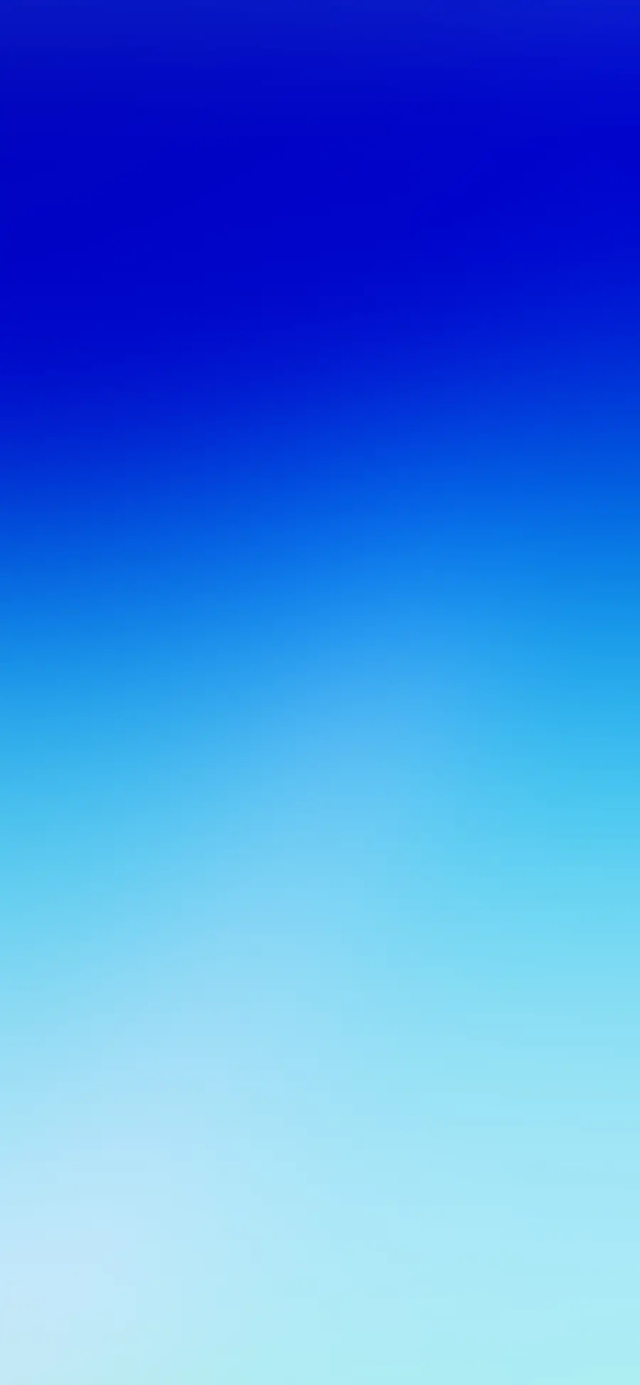 Semi-transparent blue wallpaper with soft gradient