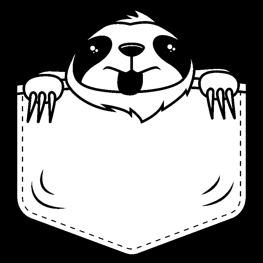 Sloth Profile Picture for Instagram and WhatsApp PNG