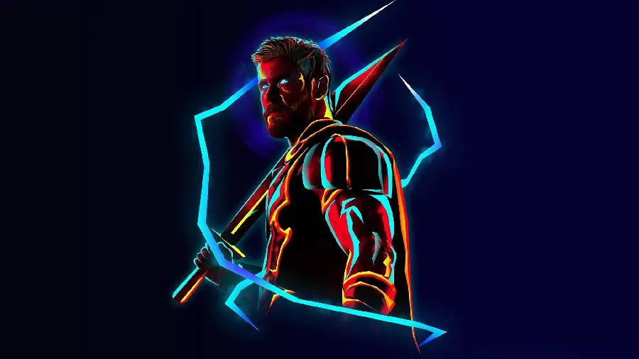  Colorful neon image for mobile and computer desktop backgrounds 