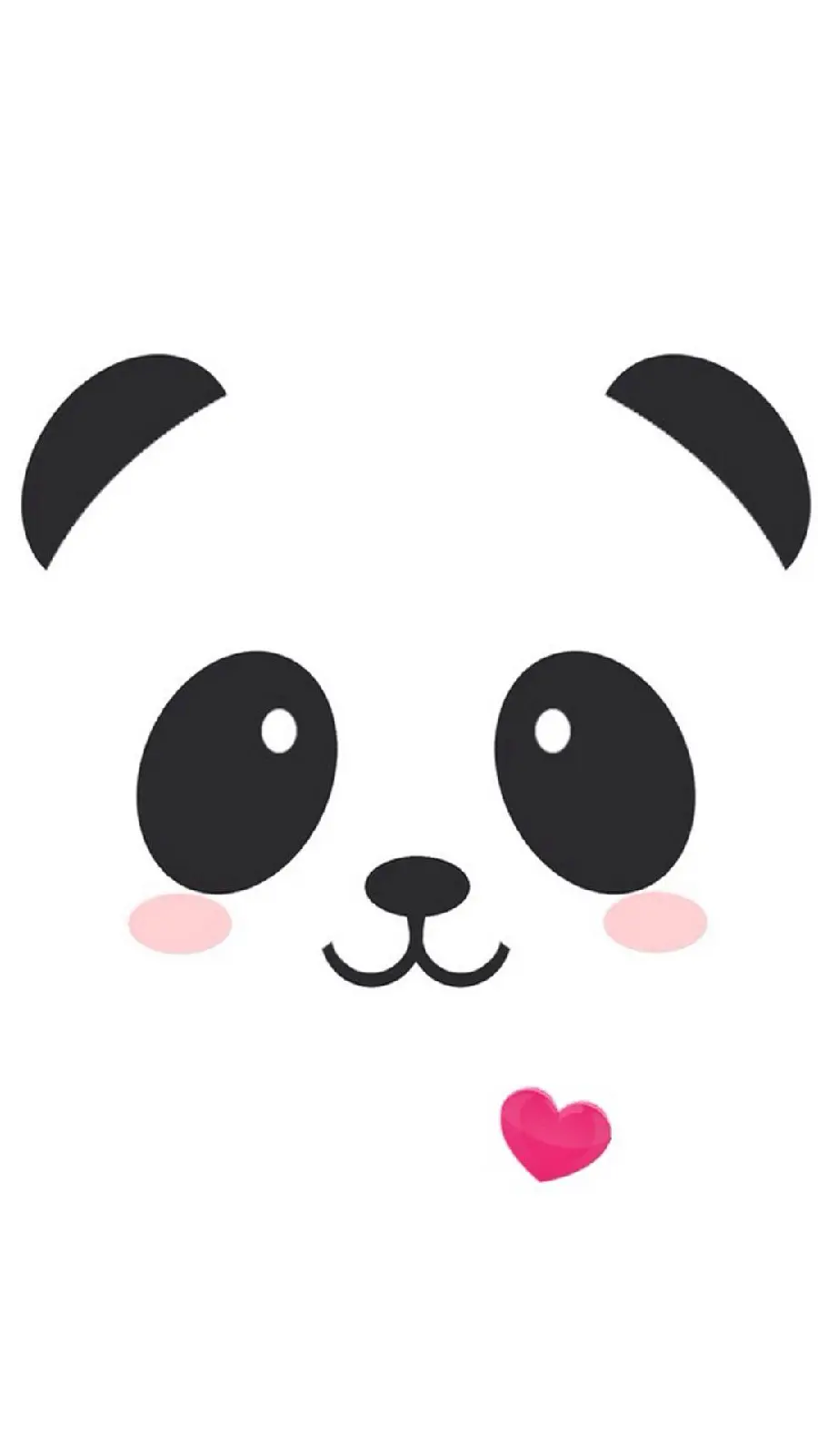 Stock Panda Photo for iPhone and Android Lock Screen