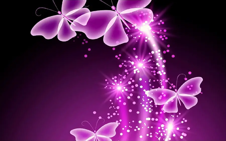 High quality image of purple butterfly for cyberspace profile 