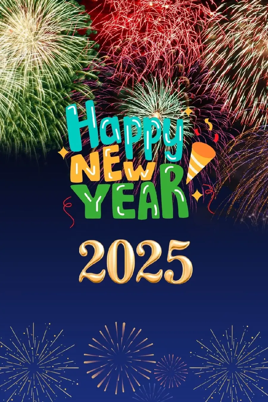 Happy New Year 2025 Photo Text