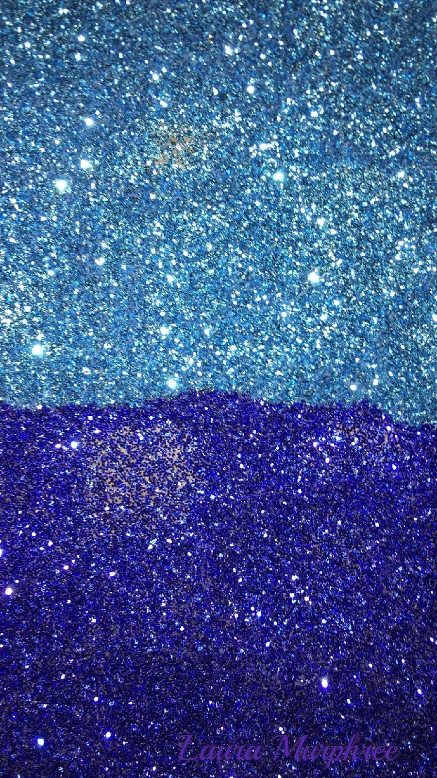 Special Blue Glitter Wallpaper for Samsung Phone