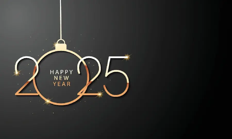 2025 Number Wallpaper for Social Media