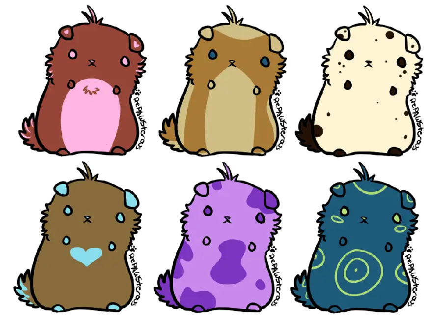 Funny Hamsters PNG Without Background for Design Content