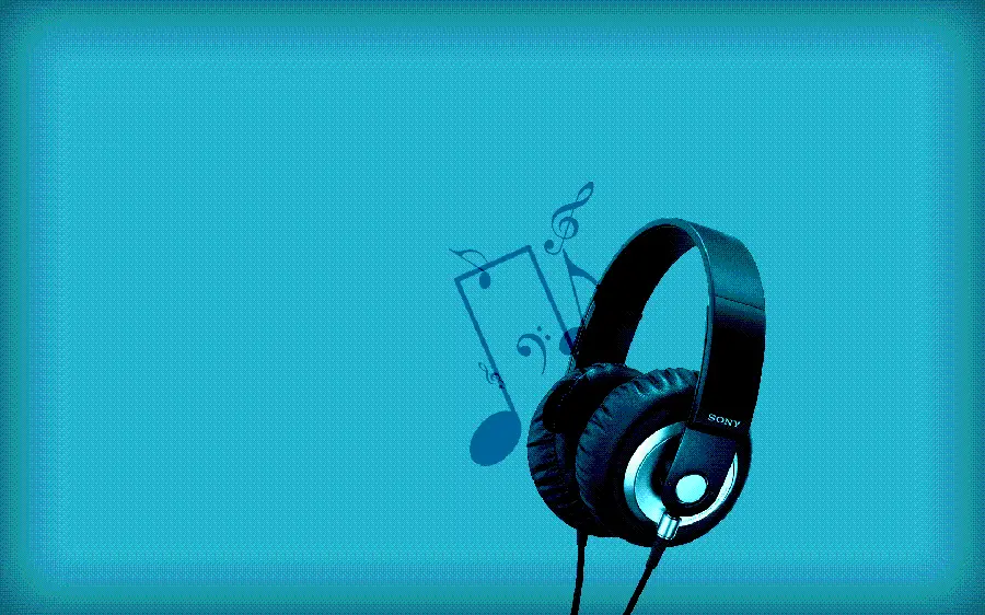 Sporty Boys Headphone Background