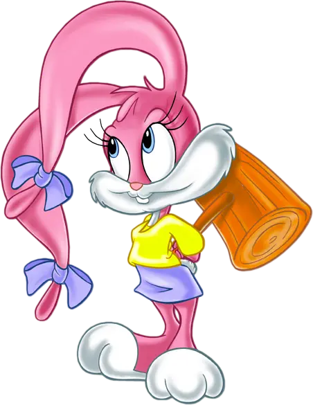 Download girly cartoon rabbit PNG profile photo