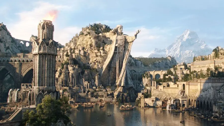 A glimpse into the epic world of the Rings of Power
