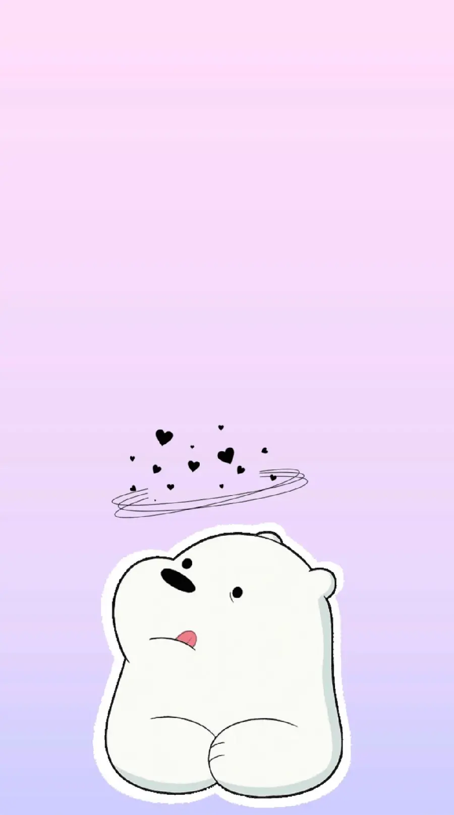 Very Beautiful Wallpaper for Phone Theme with Polar Bear Design