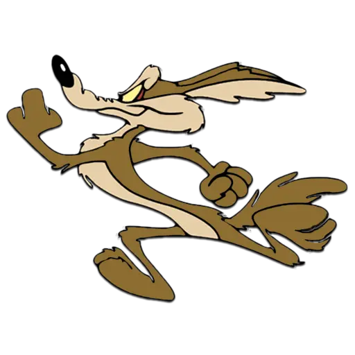 Cool photo of the famous cartoon wolf coyote in high quality 