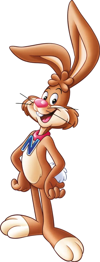 Cartoon rabbit image for cyberspace profile PNG