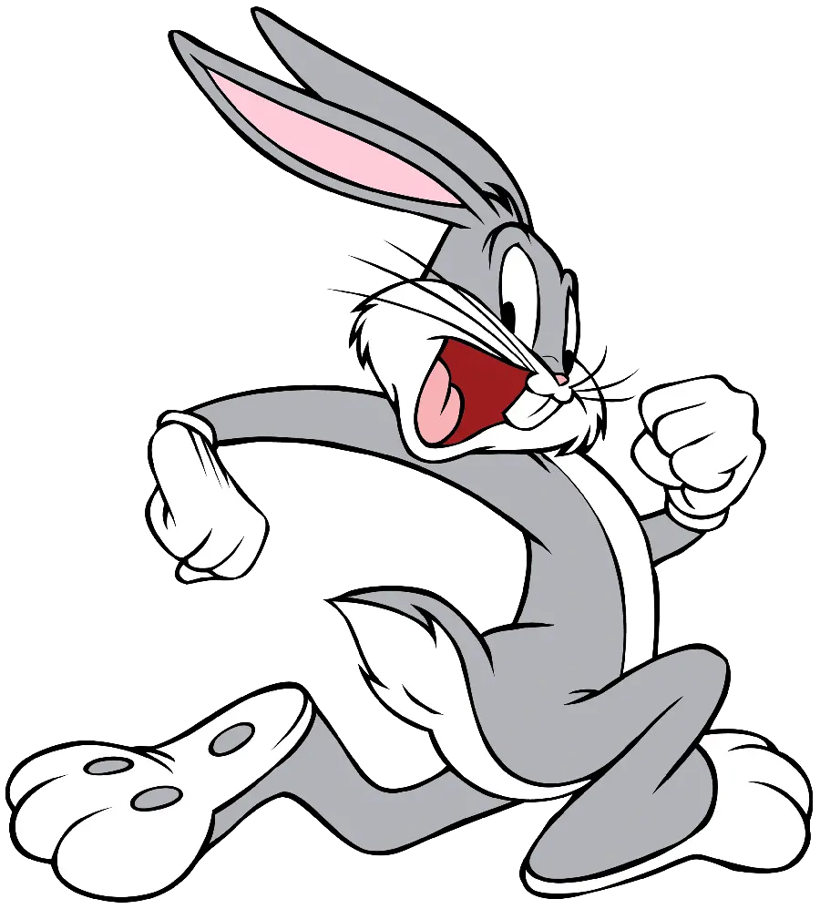 Background image of a cartoon rabbit named Bugs Bunny PNG