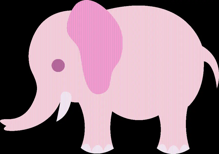 HD Quality Image of Pink Elephant