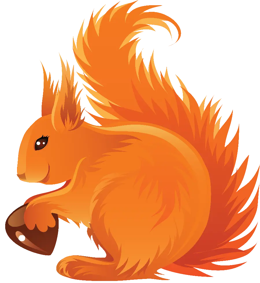 Download wallpaper and mobile background of a cute little squirrel drawing
