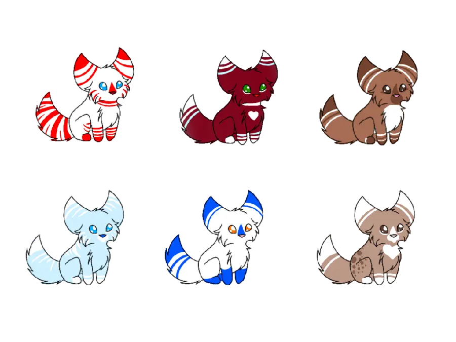 Download Fox Painting Background for Sticker Printing