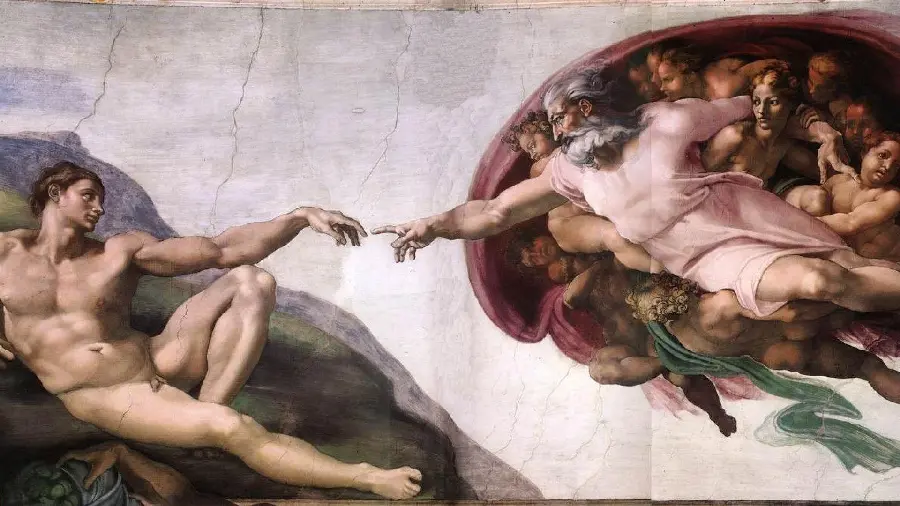 Background and wallpaper of the famous painting of the gods for special people