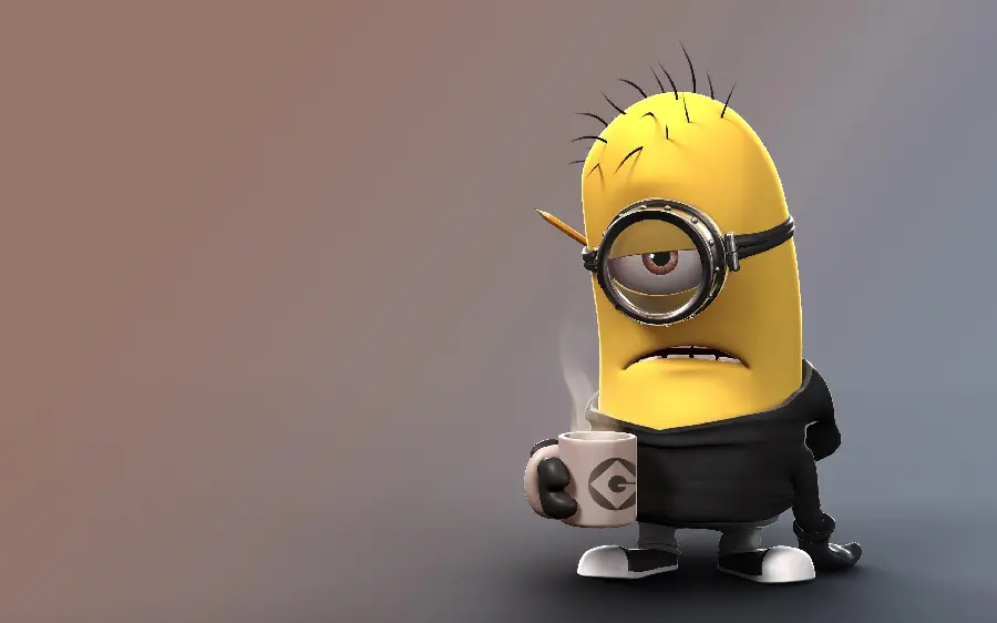 Funny and hilarious wallpaper from the Despicable Me 4 cartoon