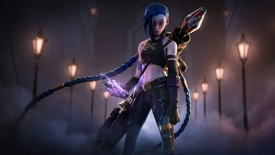 Jinx Running High Quality Wallpaper