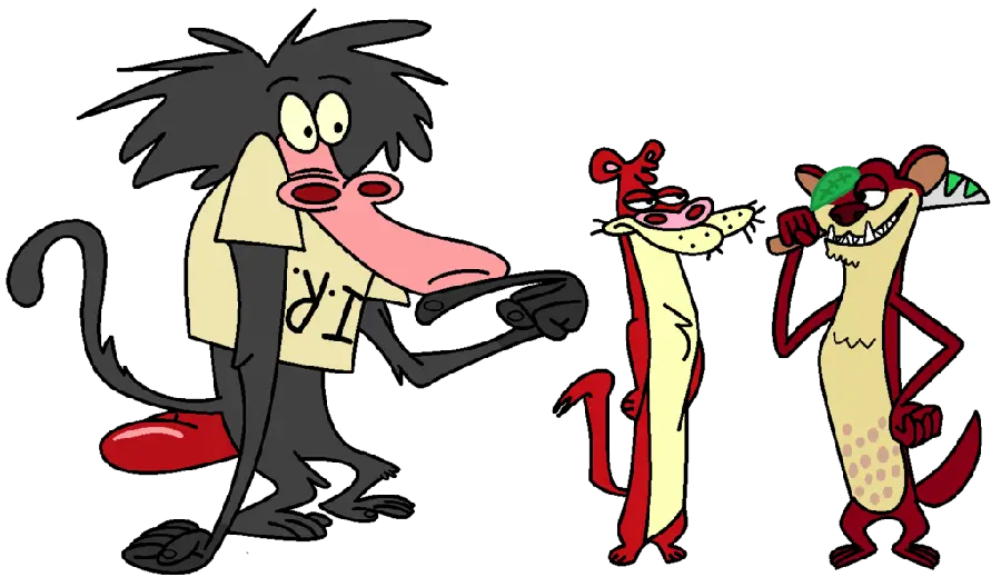 Cartoon Otter Wallpaper in PNG Format and Direct Link