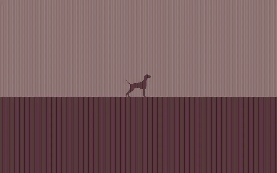 Minimalist Dog Wallpaper Suitable for Desktop and Laptop
