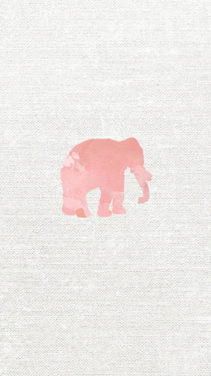 Cartoon Pink Elephant Photo