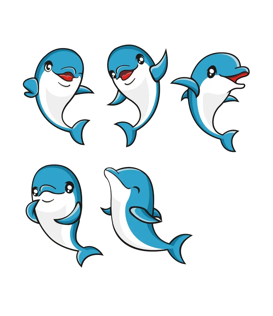 Dolphin PNG image for graphic designers