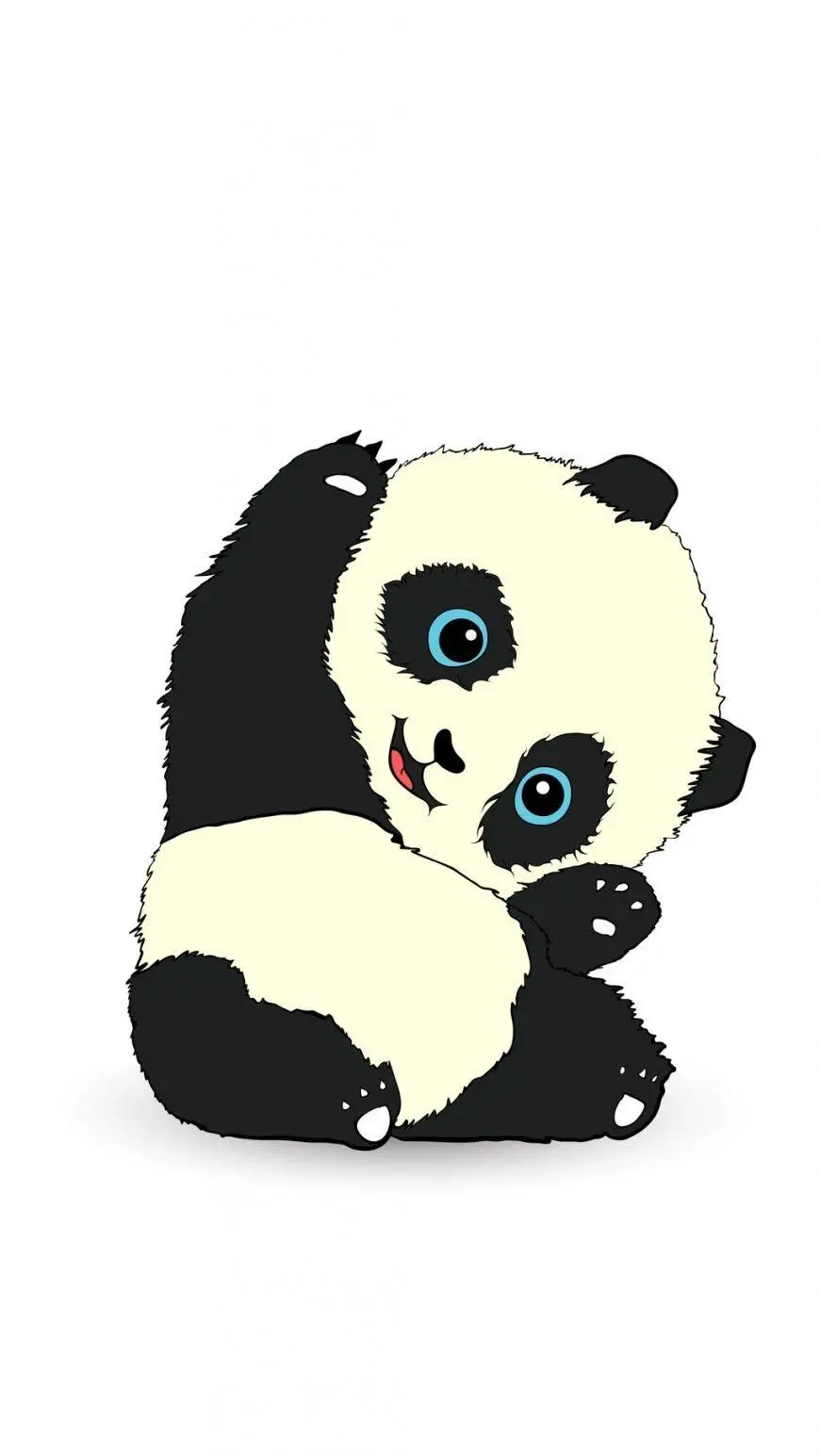 Panda design profile picture for iPhone FULL HD