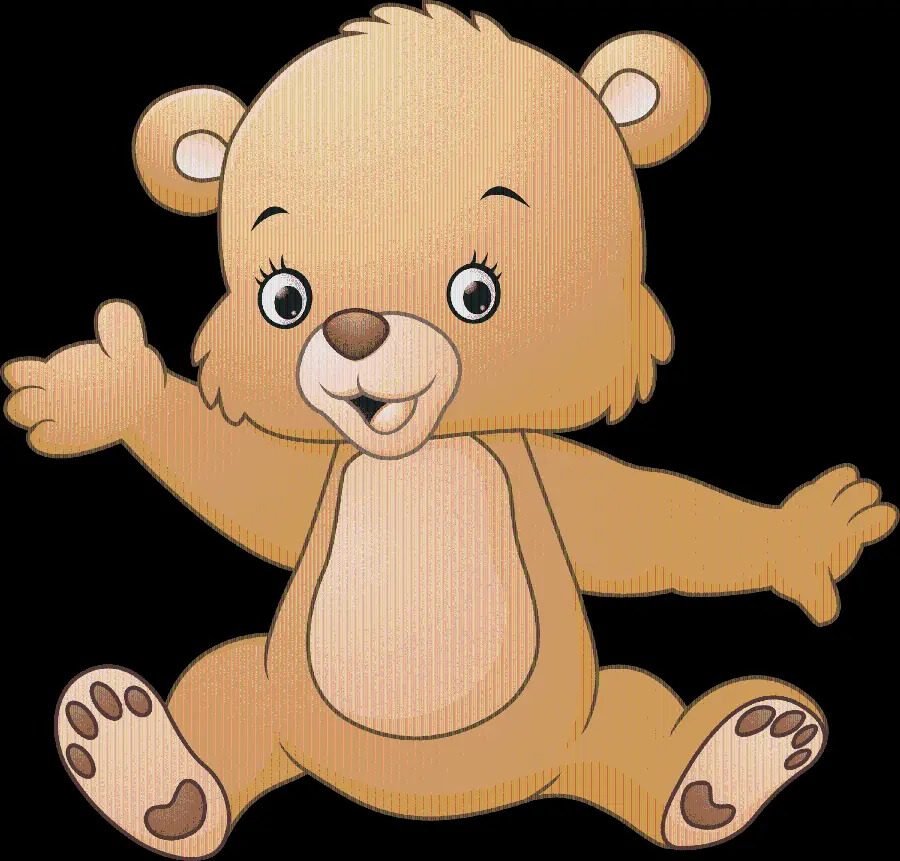 High Quality Teddy Bear Cartoon Drawing Image