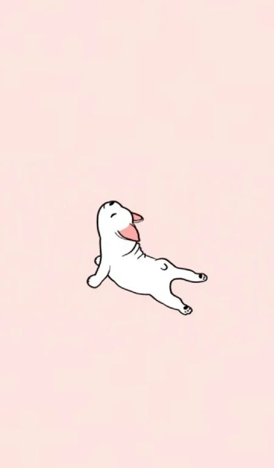 Minimalist dog google background for telegram chat page 
