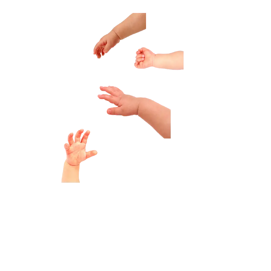 Quality image of a baby's hand