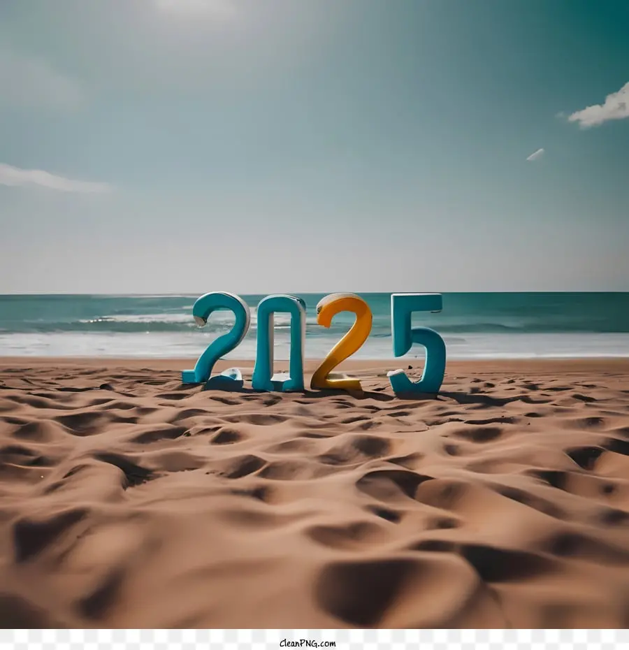 Congratulations Image New Year 2025 with nature background