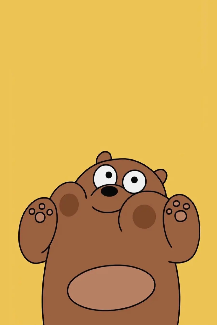 Stunning Cute Anime Bear Background for Print on Chassis Board