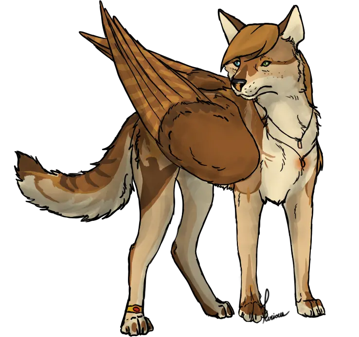 Legendary Winged Jackal PNG Image for Photo Editors