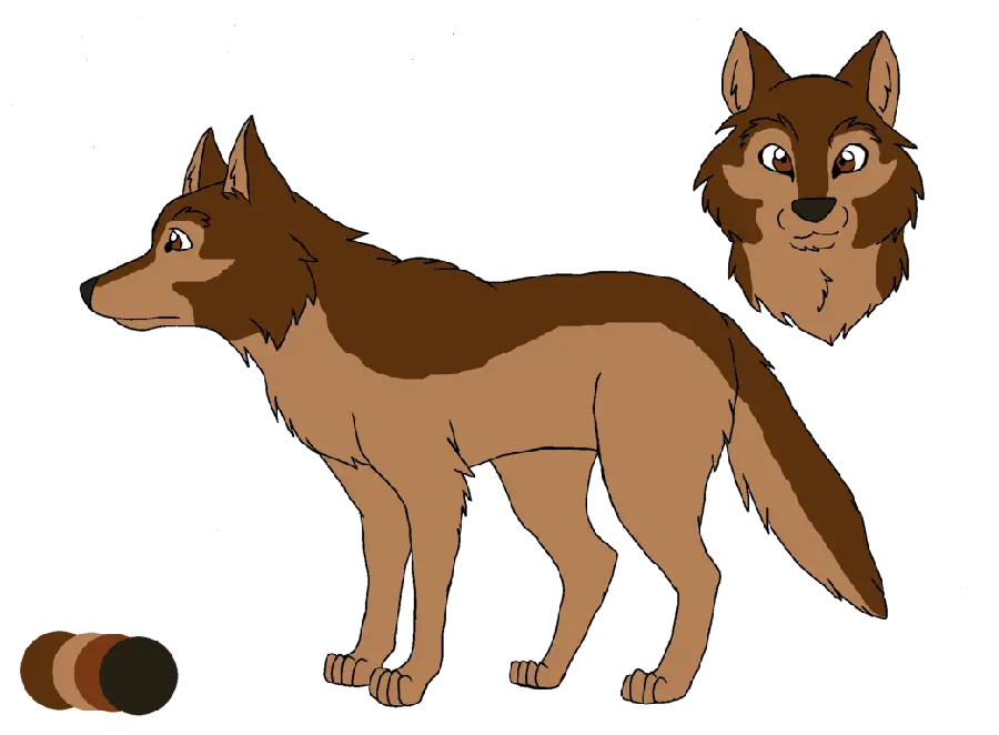 Cartoon wolf background photo for use in programming