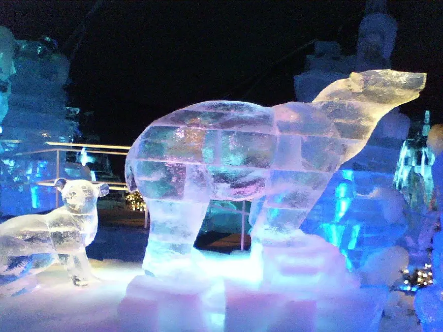 Beautiful Ice Sculptures for Advertising