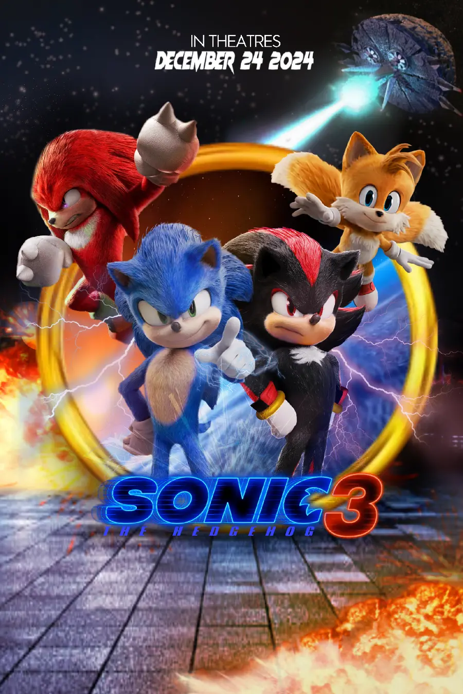 Epic Sonic 3 Movie Wallpaper
