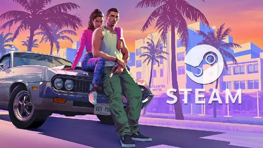 Gaming Wallpaper of GTA 6 Featuring Jason and Lucia for Desktop