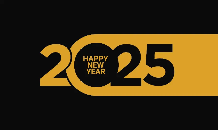 Photo of the number 2025 for mobile background