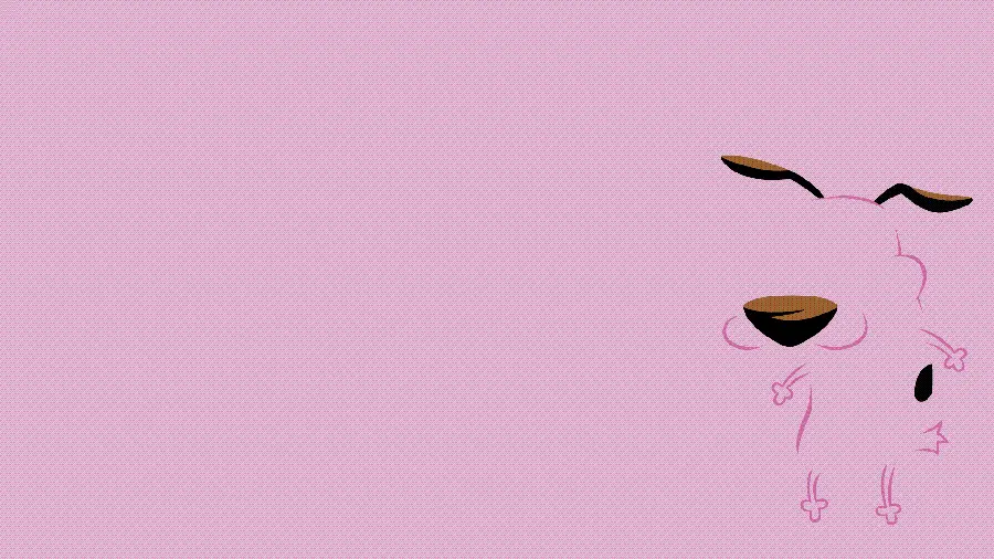 Profile Photo Minimalist Dog Girly with Pink Background 