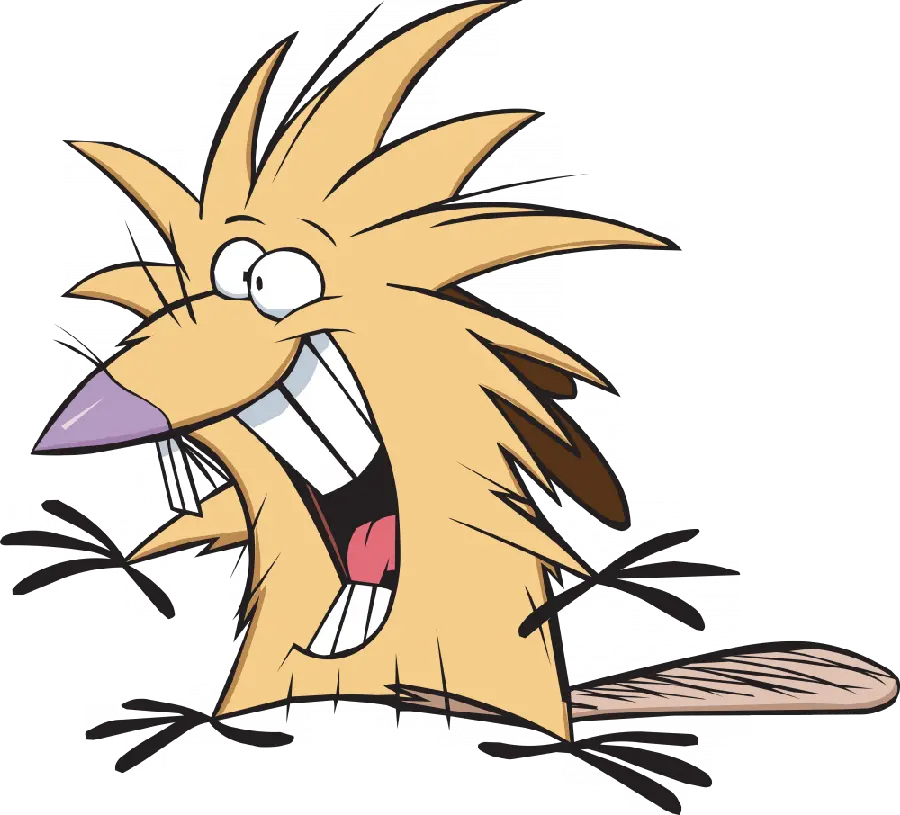 Animated beaver image for drawing