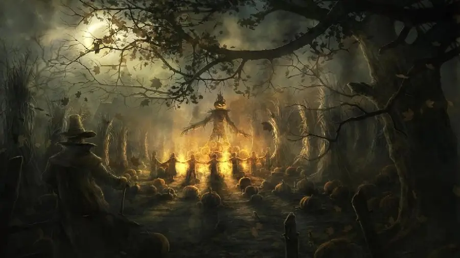 Halloween Ghost and Celebration Pictures