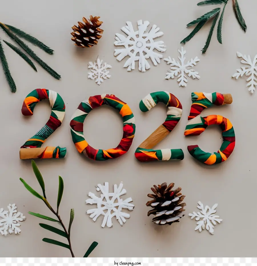 2025 Wallpaper with Nature Design