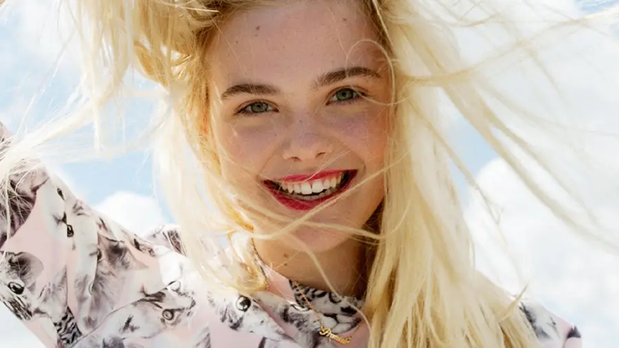 Cute and funny picture of Elle Fanning